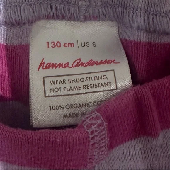 Hanna Andersson HannaJams™ Pajama Set Girls Size 8 - Picture 5 of 5